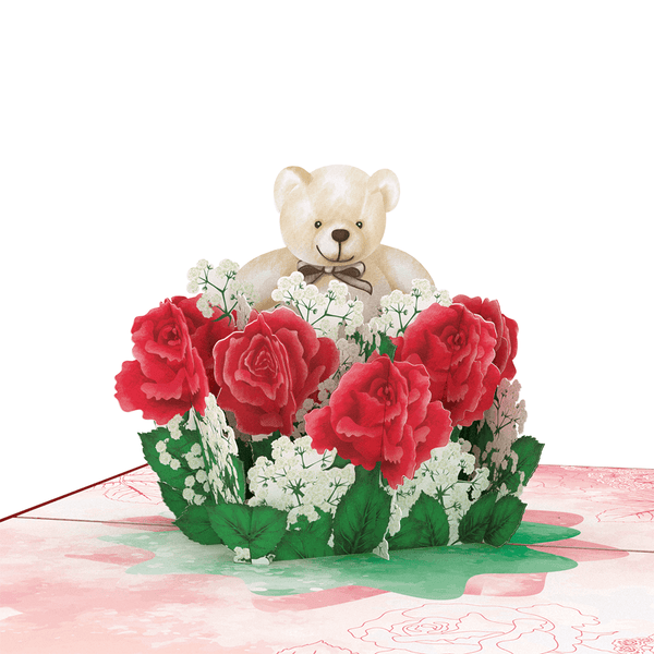 Red Rose & Teddy